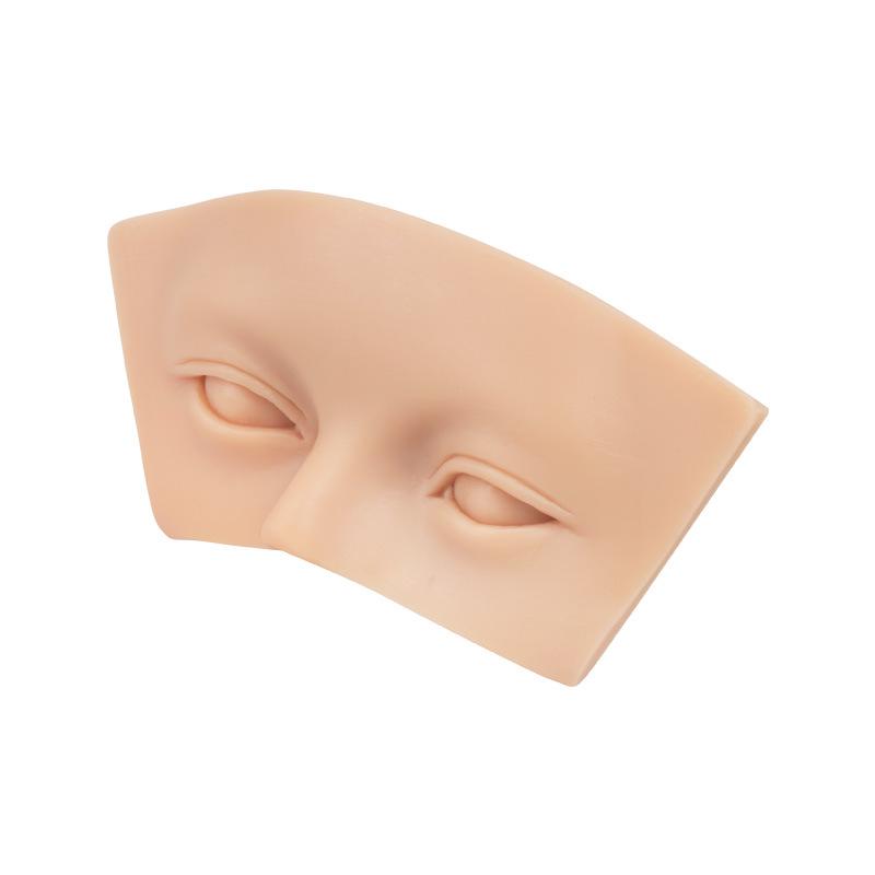 Silicone Eyebrow and Eyelid Cross-Stitch Embroidery Practice Skin
