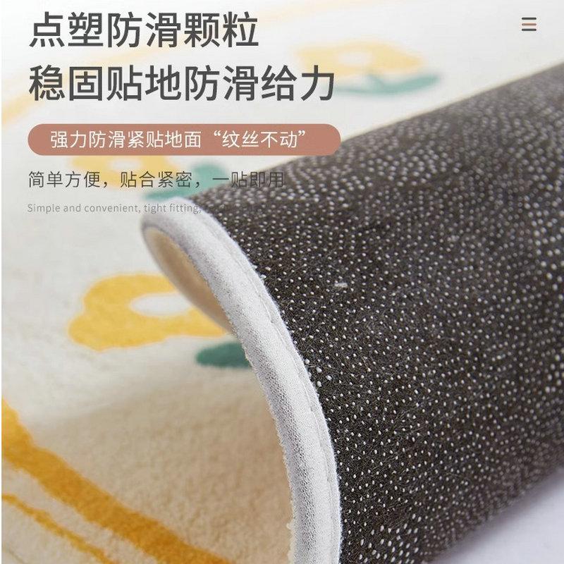 Wind Bedroom Floor Mat Thickened Bedside Blanket Children'S Room Carpet Front And End Of Bed Imitation Cashmere Anti-Drop Cushion