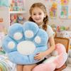 Cute 70*60Cm Kawaii Cat Paw Plush Toys Cute Soft Stuffed Floor Cushion Chair Sofa Butt Pad For Home Room Decoration Office Nap Dolls