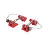 Universal Hood Latches Kit Retro Metal Locking Mechanism Strong Construction Hood Locking System for Automotives Use