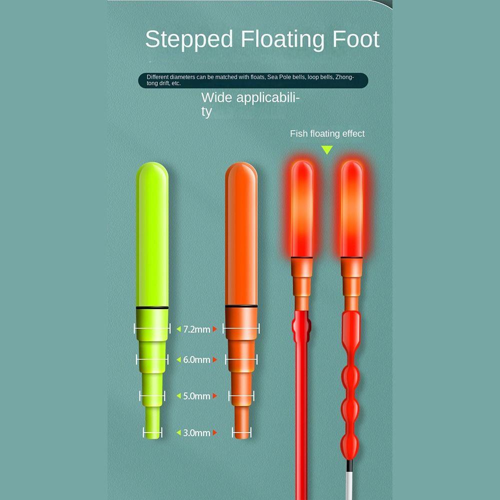 1pc Luminous LED Fishing Float Top Super Bright Night Fishing Float Top  Night Fishing