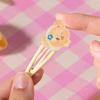 Butter Bear Cute Mini Snap Hairpin for Girls