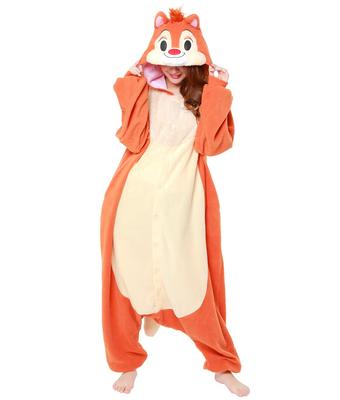 SAZAC Character Fleece Kigurumi, One Size Fits All, Disney Dale