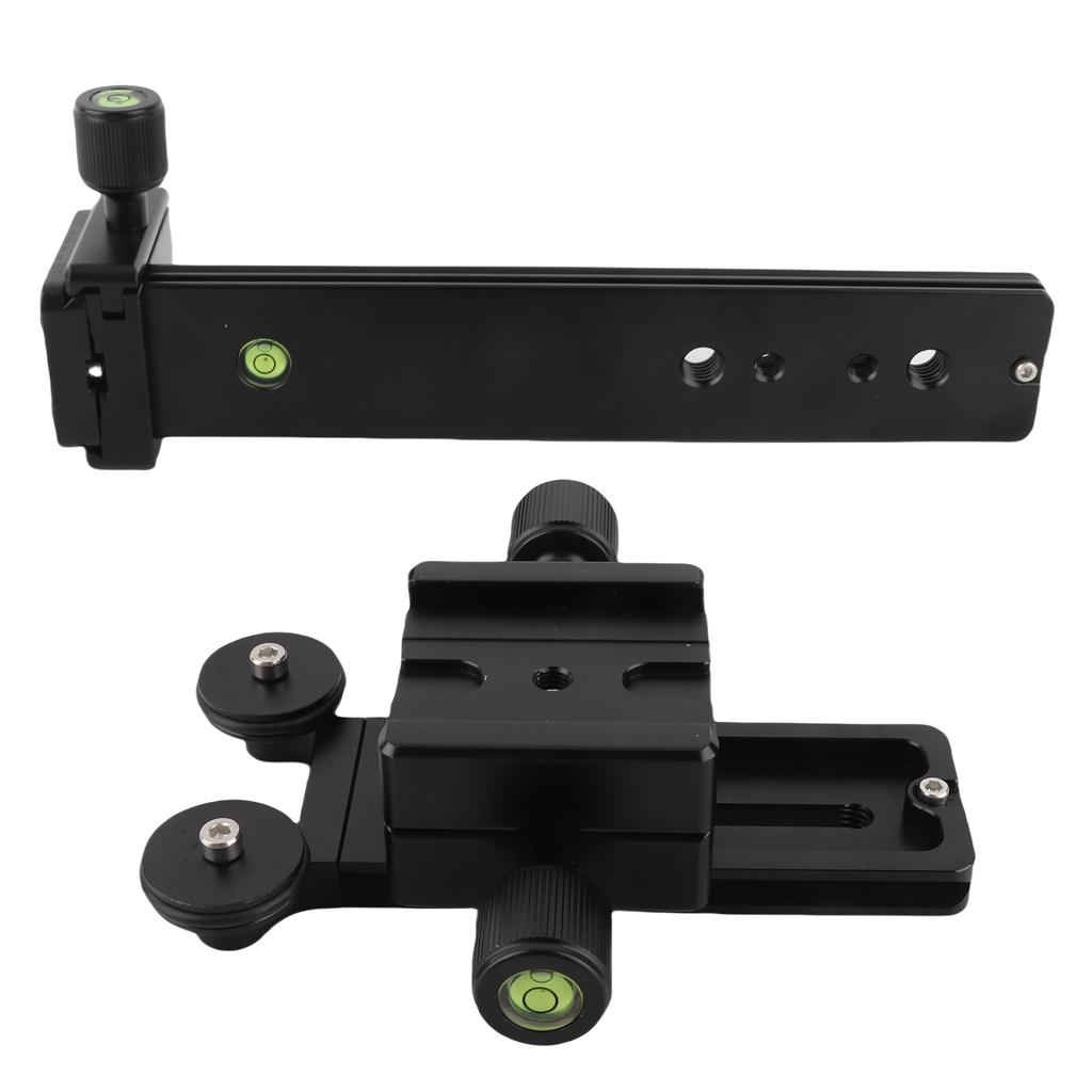 20cm Telephoto Lens Support Bracket with Quick Release Plate and Level for 1 4   3 8   Standard Screws