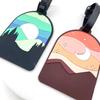 Shan Hai Luggage Tag: Anti-Lost Boarding Pass, Soft PVC Rubber Bag Tag for Travel Essentials