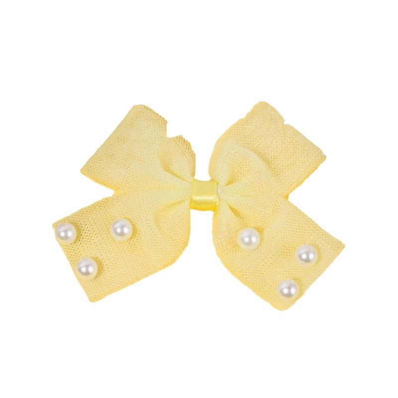 Korean-Style Exquisite Bow Accessories: Children's Hair, Shoes, Bags, Clothing, Pearl & Mesh Handmade Items