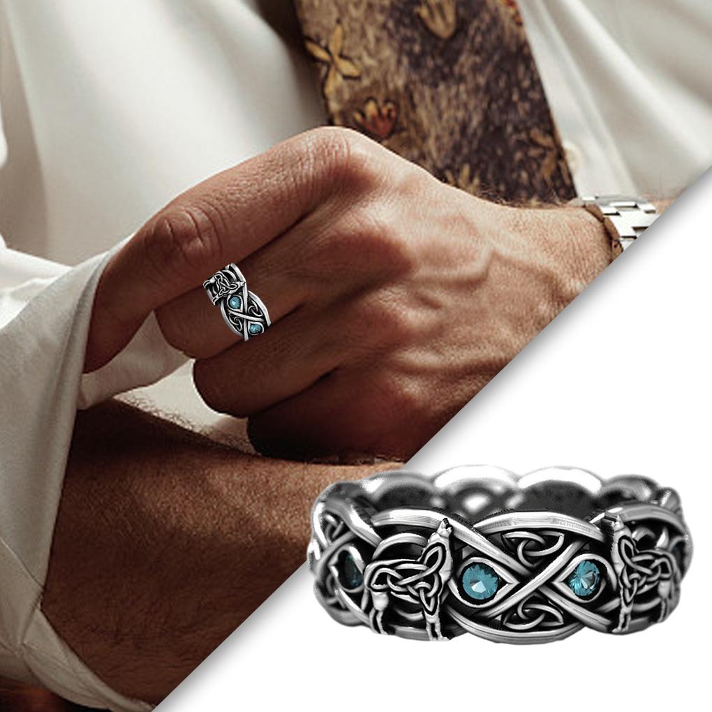 yuwqqoajv Fashionable Ring Best Gift For Those Who Love Vintage Alloy For Unisex Ring Vintage Punk Ring Accessories, CR6474, 9