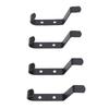 4 Pcs Coat Hooks Wall Mount Coat Hanger Carbon Steel Screw In Wall Hooks for Hanging Heavy Duty S