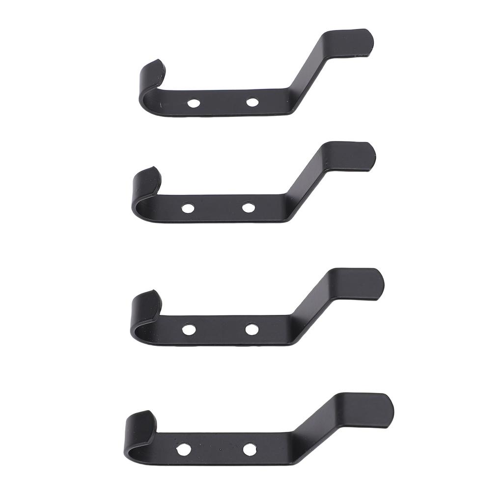 4 Pcs Coat Hooks Wall Mount Coat Hanger Carbon Steel Screw In Wall Hooks for Hanging Heavy Duty S
