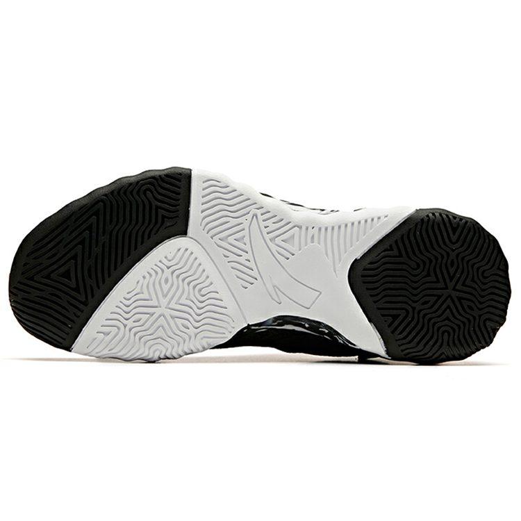 Anta Crazy 3 Low Top Basketballschuhe Herren Schwarz Weiß 11941607-4