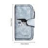 Women's Fashion Long Wallet Printed Purse Multi Card Slot Casual Clutch Portable Daily Wallet