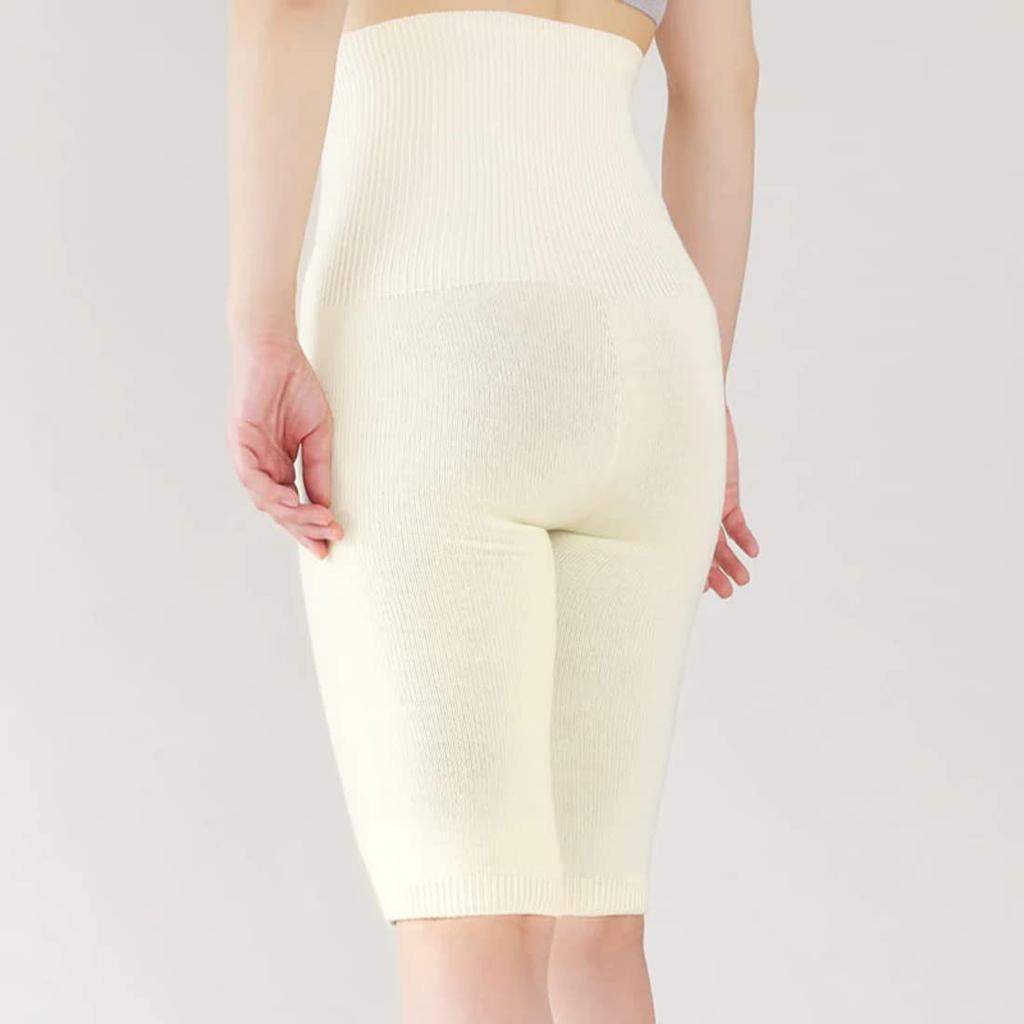 Kurashikinu Harapan Half Belly Warmer Made with Silk and Natural Suitable for Sensitive and Dry Cold and Cold Weather Made in Pants, Wool, Materials,
