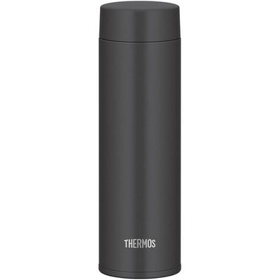 Sento Packing IntegratedDishwasher Safe Thermos Vacuum Insulated Travel Mug 480ml Smoke Black Easy Clean All Parts Dishwasher Stainless Bottle Compact