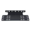 Carbon Steel Front Number Plate Bracket with Slotted Mounting Holes for Front-End License Plate and LED Light Bar