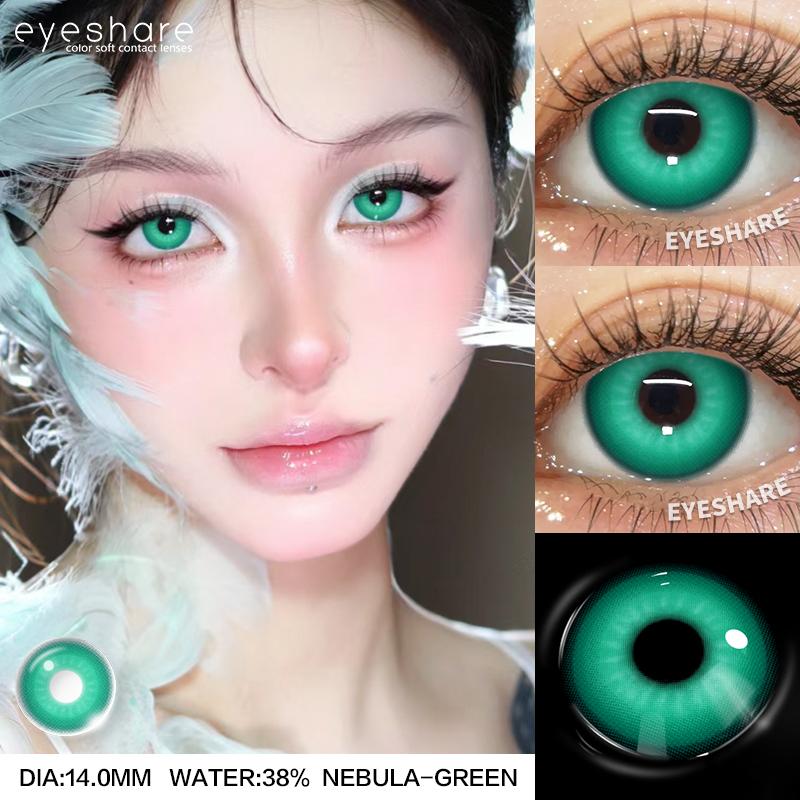 1 Pair Halloween Cosplay Color Contact Lenses Red Amine Colored Lenses Yearly Purple Soft Colored Contact Lens for Eyes