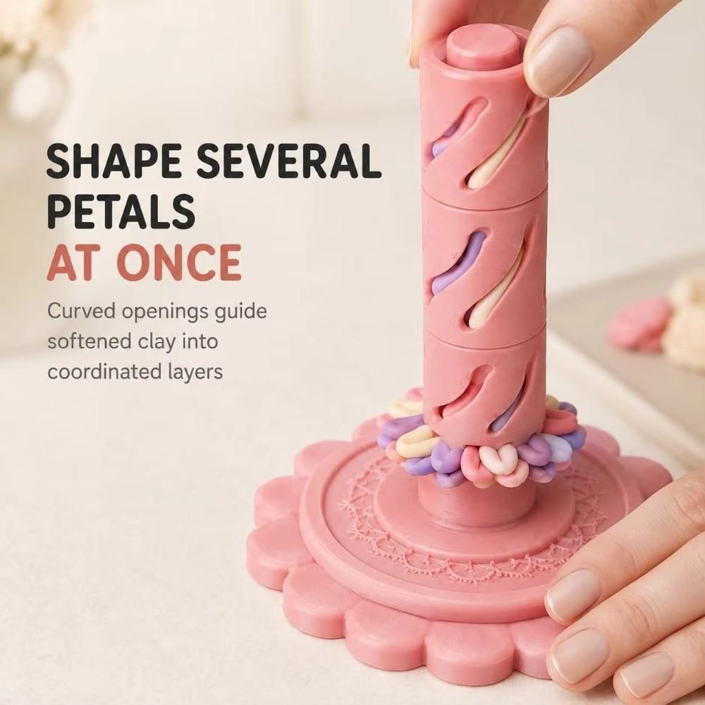 Handmade Modular Clay Bloom Maker 9 Shaping Sleeves Clay Bloom Shaping Sleeves  Party Craft