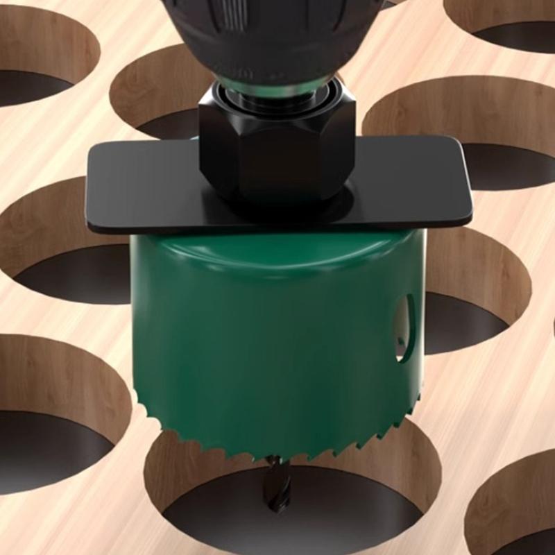 5/8/13Pcs Saw Set Installation Plate Woodworking Tool with Storage Case Hole Opener Accessories 19-64/64-127/19-127mm