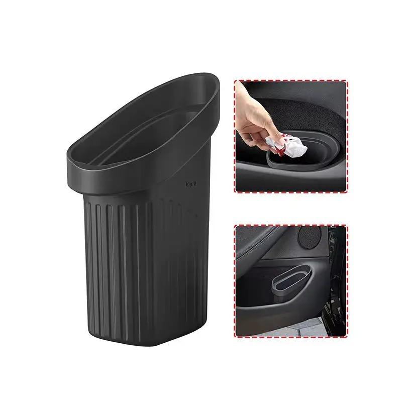For Tesla Model 3/Y 2026 Car Door Trash Can Silicone Door Storage Box Waterproof Garbage Can 2026 Model 3/Y Car Accessories
