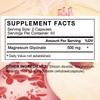Magnesium Glycinate 500mg, 120 Capsules — Improves Mood, Boosts Immunity