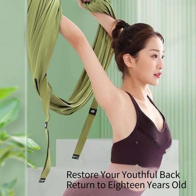 1PC Aerial Yoga Suspender Household Fitness Equipment Yoga Backbend Inverted Tension Rope Hanging Door Yoga Stretch Belt