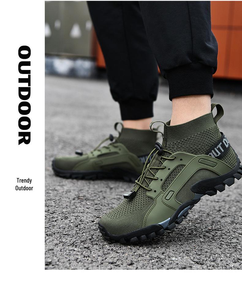 Men's Large River Tracing & Leisure Hiking Shoes - Outdoor Hiking, Fishing, Wading Footwear