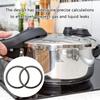 2Pcs High Temperature Resistant Silicone Pressure Cooker Sealing Rings for Enhanced Cooking Efficiency and Safety