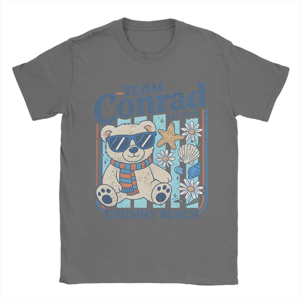 Team Conrad Cousins Beach  The Summer I Turned Pretty 100 Cotton T Shirt For Men Summer TShirts O Neck Tees Plus Size Tops