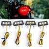 Motorcycle Conversion License Plate LED Light 12V Easy To Install Waterproof Motorcycle License Plate Lights LED Rear Tail Light