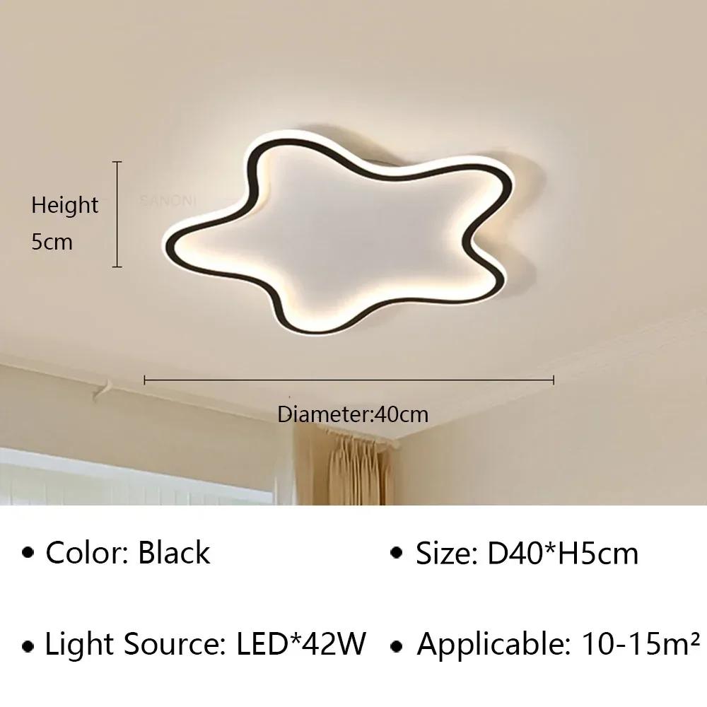 

Современный светодиодный потолочный светильник для спальни, гостиной, столовой, детской комнаты, потолочная люстра, внутренний люстровый светильник для домашнего декора Warm White