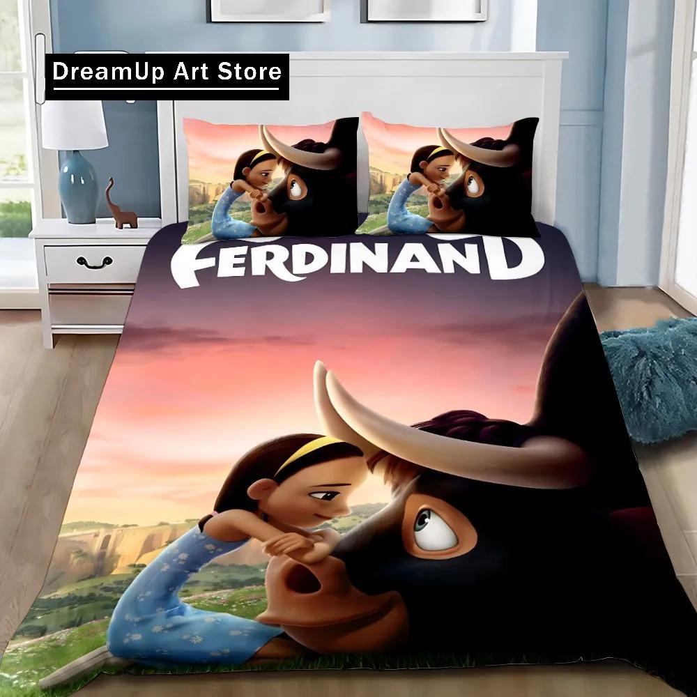 Cute Animal F-Ferdinand Printed Bedding Set Boys Girls Twin Queen King Size Duvet Cover Pillowcase Bed boys Adult Birthday Gifs
