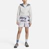 Nike ACG All-Over Print Elastic Waist Straight-Leg Regular Shorts Women Bottoms Checkered-Iron DZ7586-015
