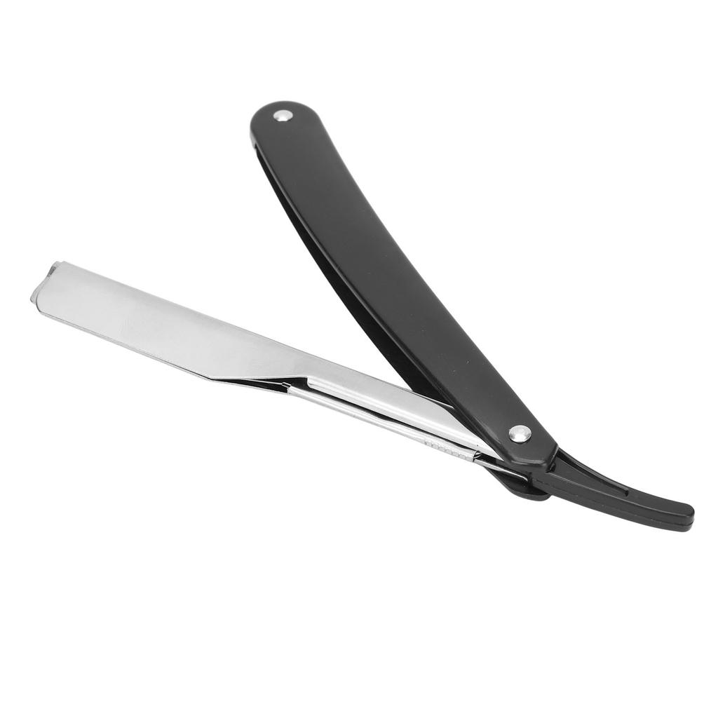 Beard Blade Holder Stainless Steel Eyebrow Shaping Folding Beard Knife Handle for Men Male