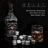 4/6PCS Stainless Steel Ice Cubes with Ice Clip Reusable Whiskey Stones Vodka for Family Party Wine Beer Cooler Bar Chiller Tool