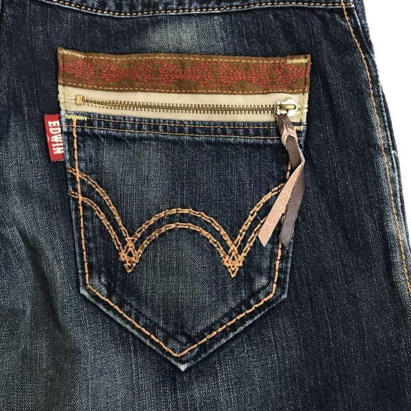 Made in Japan EDWIN 434XVS Exclusive Vintage Western Straight Denim Pants Men W30 L78 cBH617-a(USED)