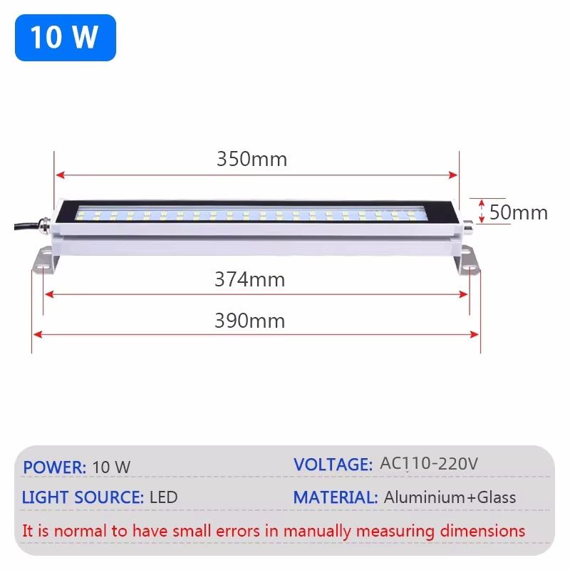 LED Explosion-proof Light IP67 Waterproof Oil Proof Machine Tool CNC Lathe Lamp Workshop Warehouse Aluminum Alloy Work Lamp