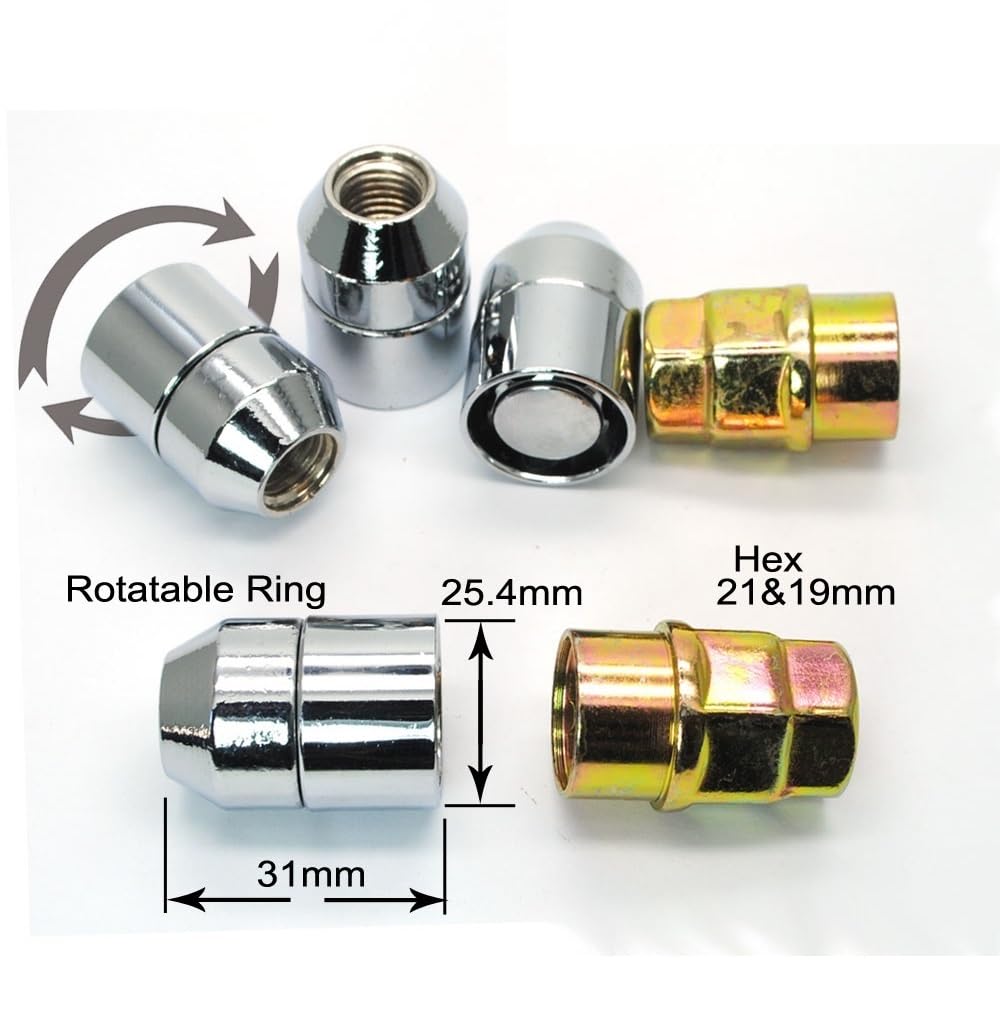 Wheel Bolt Compatible with Subaru for Forester for Outback for Legacy for Impreza 4