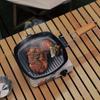 OEING Portable Camping Non-stick Grill & Frying Pan