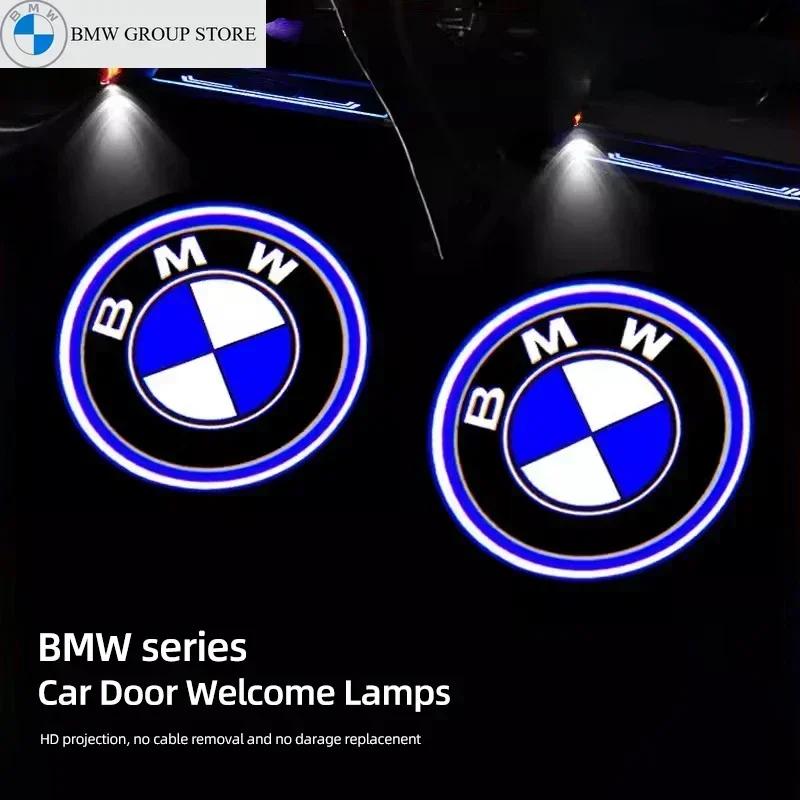 BMW GROUP 2/4Pcs Car LED HD Welcome Door Lights For BMW 1 Series F40 / 3 Series G20 G21 / 8 Series G29 Z4 /  M4 M G02 M8 X7 G07