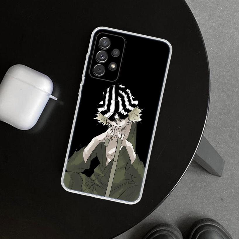 Bleach Kisuke Urahara Phone Case Cover for Samsung Galaxy A12 A22 A32 A52 A72 A02S A51 A50S A31 A20S A10S Note 20 Ultra 10 Plus