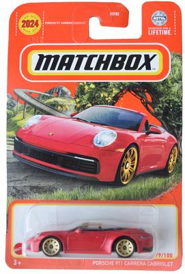Matchbox Porsche 911 Carrera Cabriolet, Red 79/100