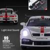AABKQ1 1:32 Scale Porsche 911 GT3 RSR Cars Toy Miniature Model Alloy Die Cast with Light Sound Pull Back Supercar Boys Educational Toys