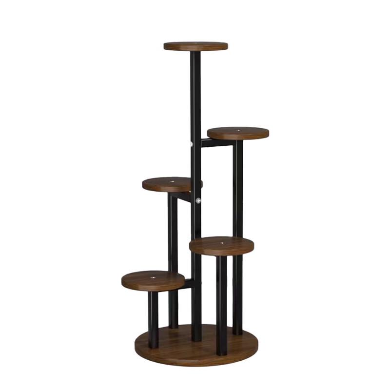 5-Tier Wrought Iron Floor Plant Stand