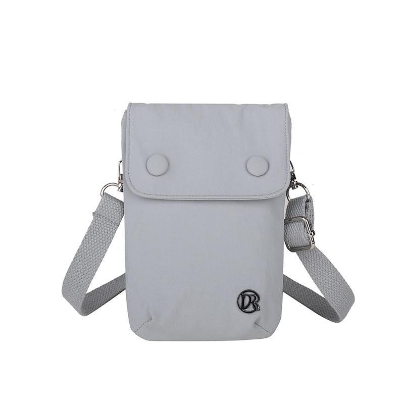 Summer and Summer Niche Simple Nylon Cloth Small Bag Women's Casual and Fashionable Crossbody Bag Mobile Phone Bag