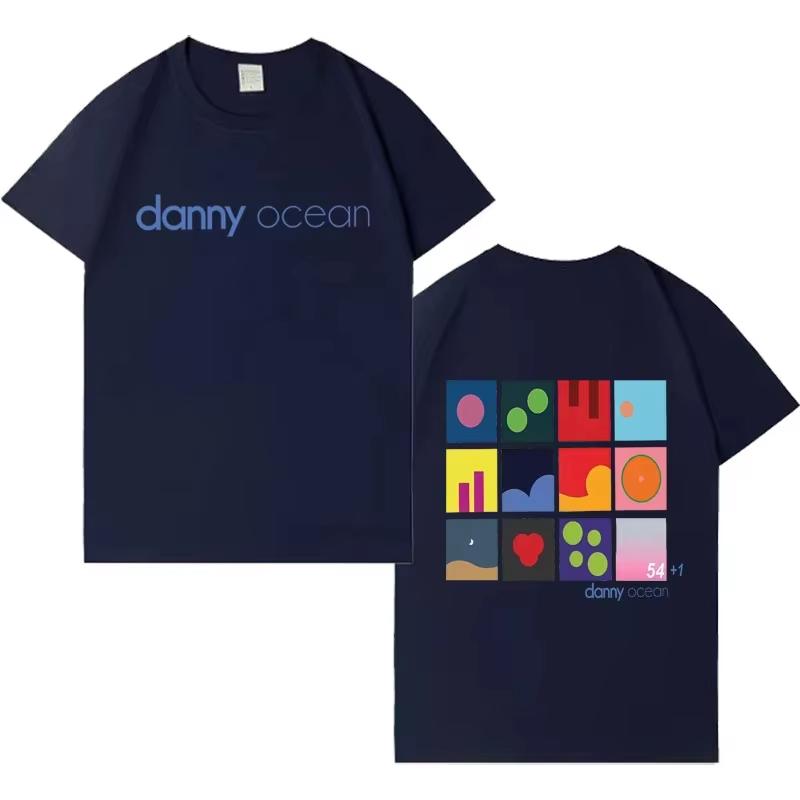 2026 Rapper Danny Ocean Men Summer Harajuku Aesthetic Tee High Quality Gothic Short Sleeve Tshirt Hip Hop Crewneck Streetwear