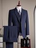 Luxury Men's Custom Suit Set - Tencel Cotton Wool Blend, Fine Twill Fabric, Business Formal Wear.
