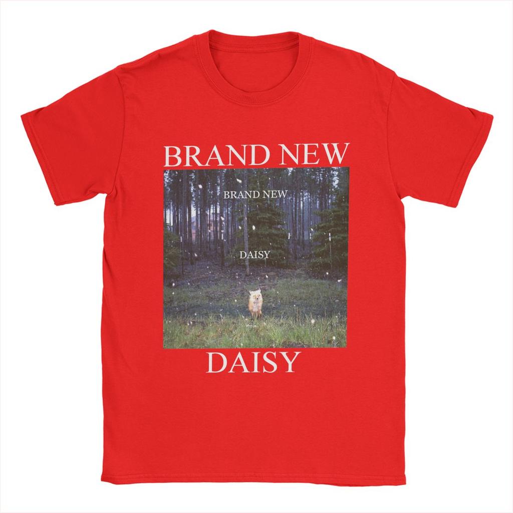 Brandneues Gänseblümchen T-Shirt Herren Reine Baumwolle Neuheit T-Shirt Rundhals Band T-Shirts Kurzarm Oberteile Geschenkidee