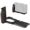 SMALLRIG Handle for Nikon ZR with Wooden Screw Compatible with DJI RS 5906 L-shaped Grip, 1/4" & 3/8" Holes, Gimbal,
