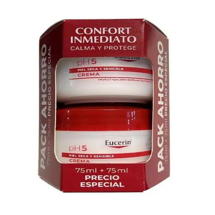 Eucerin ph5 для сухой и чувствительной кожи 75мл+75мл