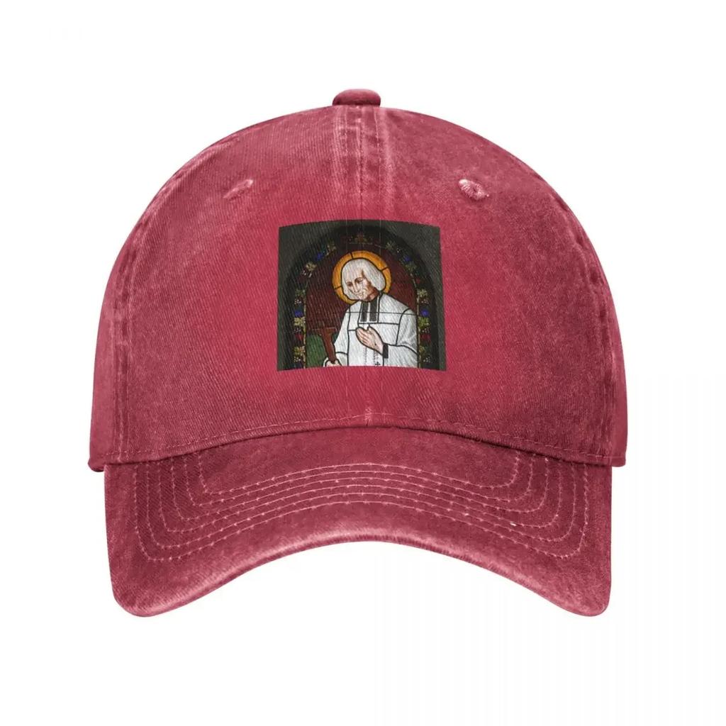 Priest Saint John Vianney Baseball Cap Golf Hat Sunscreen Bobble Hat fishing hat Unisex Luxury Brand Womens