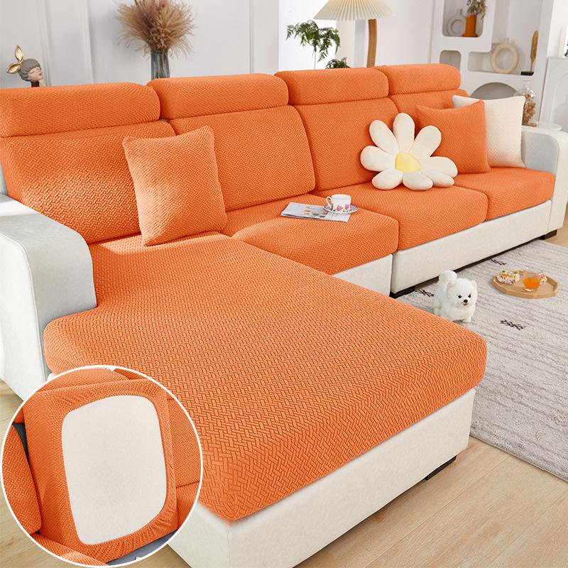 Universal Elastic Sofa and Cushion Cover Set - All-Inclusive, Four Seasons Adjustable Fit